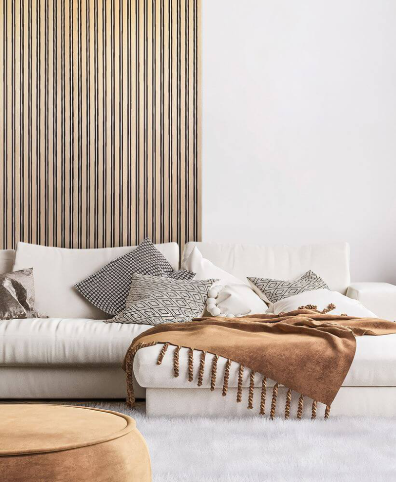 Lamelio kunsstof wandpanelen Prime Milo afwisselende stroken 270x12,2 cm leverbaar in 3 kleuren - Afbeelding 3