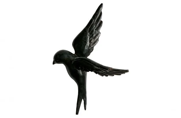 BePureHome Avaler vogels zwart hars set van 4 - Afbeelding 4