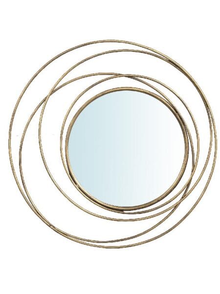 Spiegel Bellinda gold metal rond PTMD