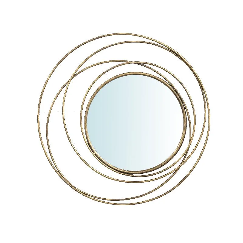 Spiegel Bellinda gold metal rond PTMD