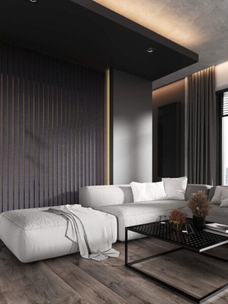 Lamelio wandpanelen Allure Amber Antraciet 270x13 cm