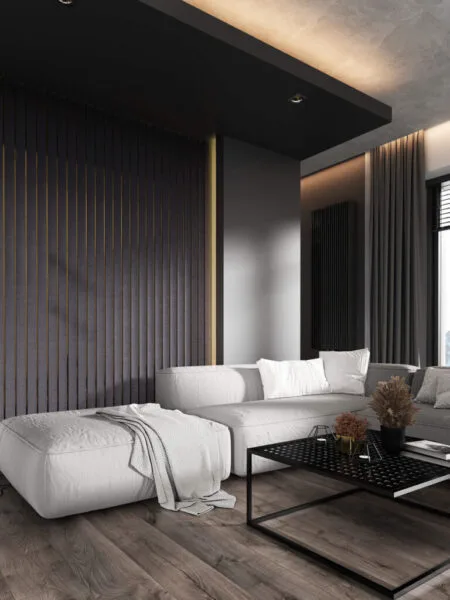 Lamelio wandpanelen Allure Amber Antraciet 270x13 cm