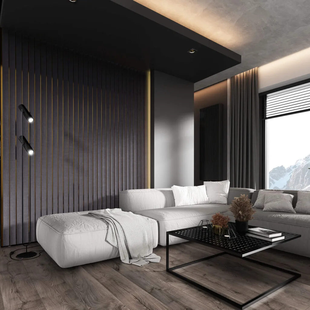 Lamelio wandpanelen Allure Amber Antraciet 270x13 cm