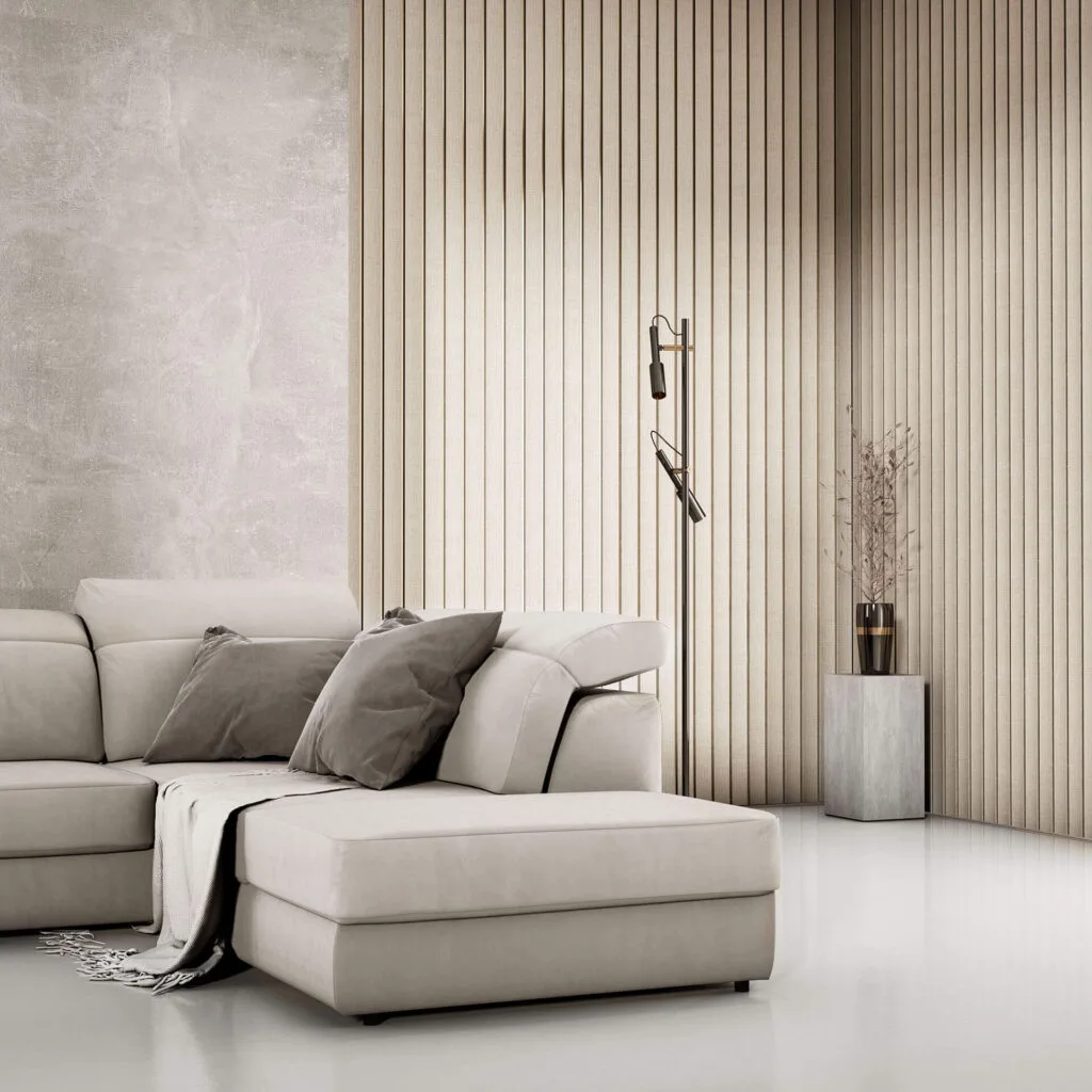 Lamelio wandpanelen Allure Amber Beige 270x13 cm