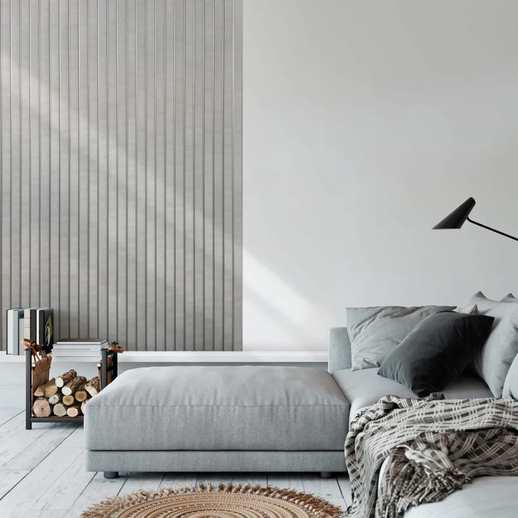 Lamelio wandpanelen Allure Amber Grijs 270x13 cm