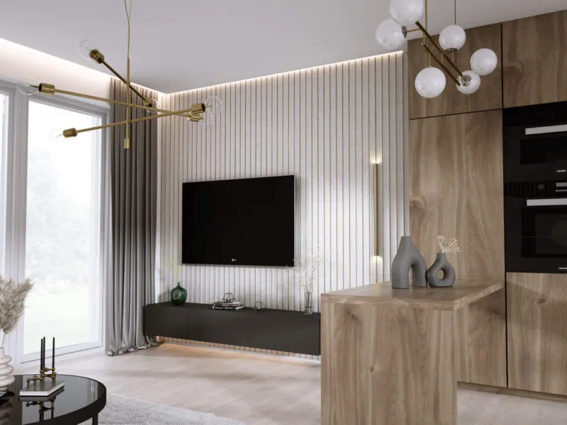 Lamelio kunststof wandpanelen Allure Amber 270x13 cm leverbaar in 4 kleuren - Afbeelding 4