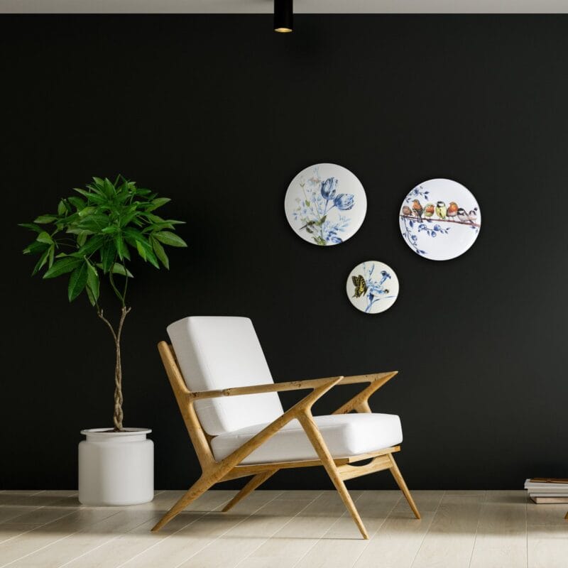Heinen Delfts Wandbord Libelle - Afbeelding 3