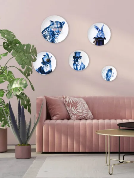 Heinen Delfts blauw sfeer wandboorden