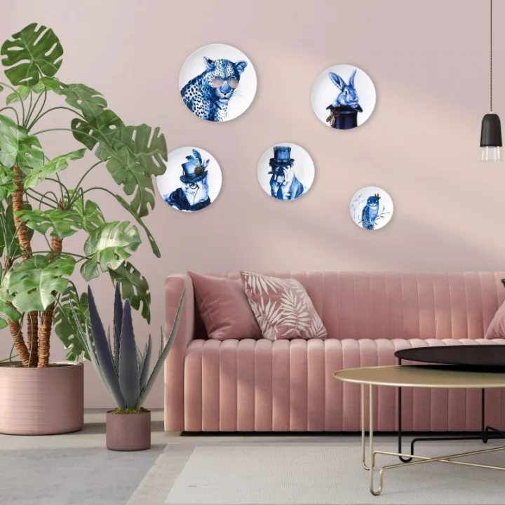 Heinen Delfts blauw sfeer wandboorden