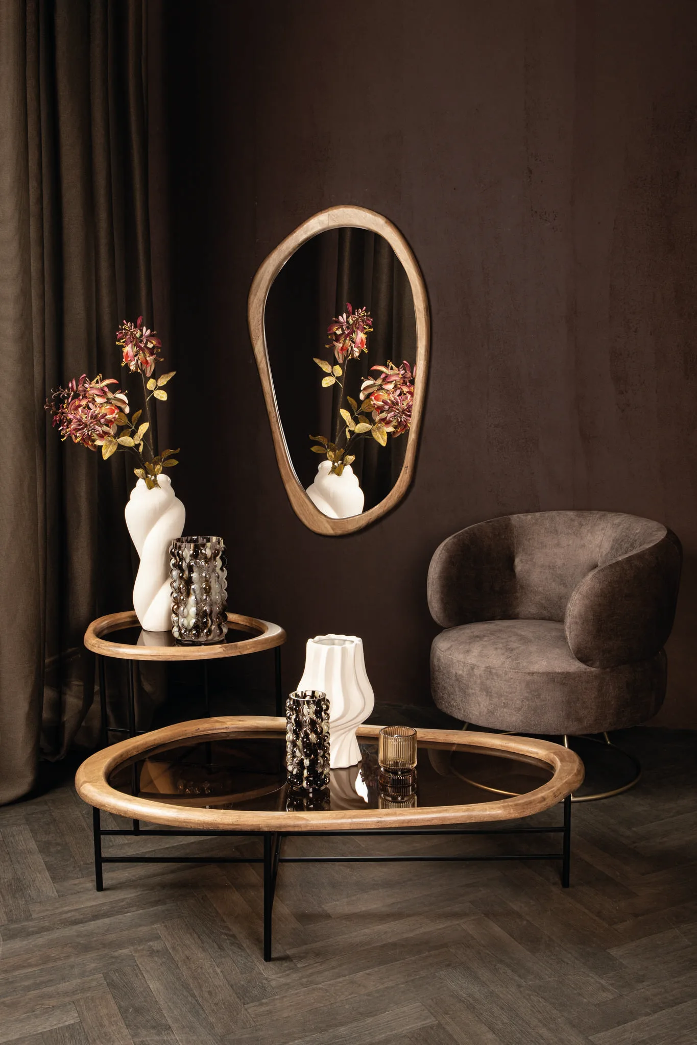 Spiegel PTMD Natural Maat L - Afbeelding 3