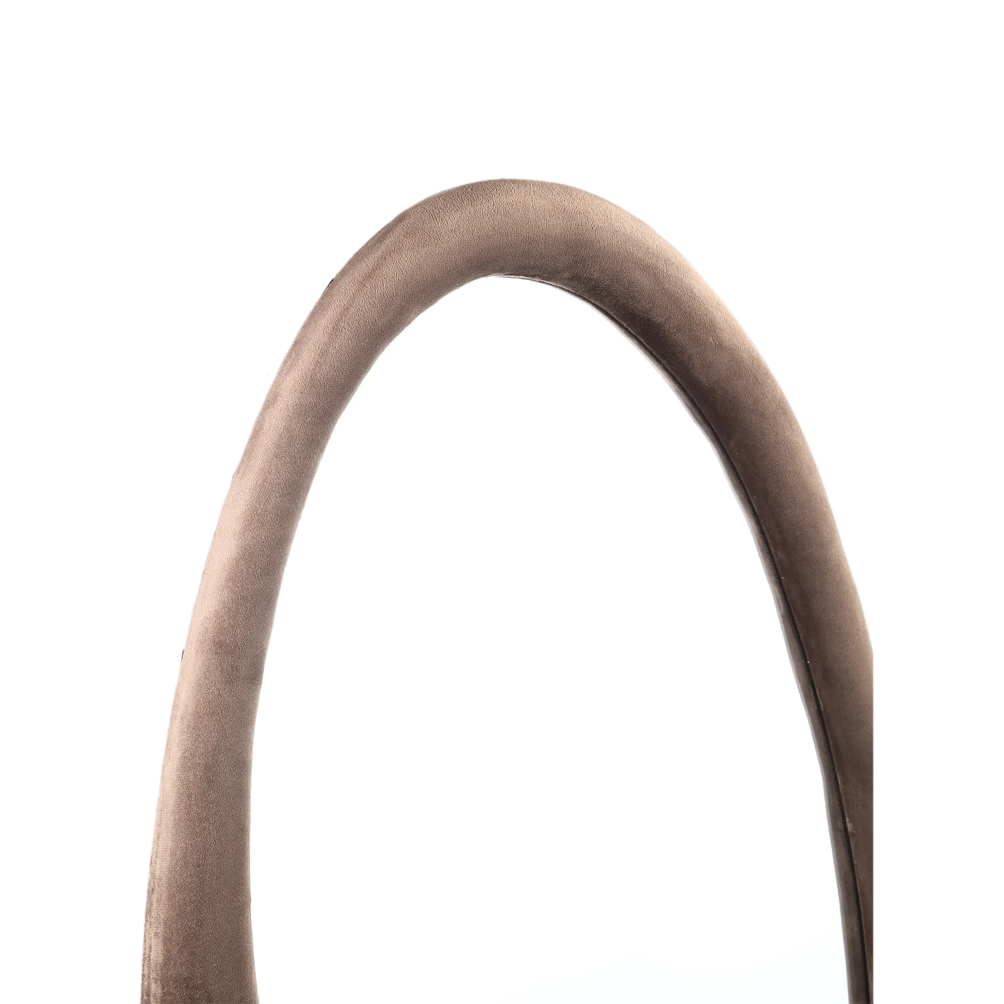 Don Beige velvet mirror organic oval S - Afbeelding 2