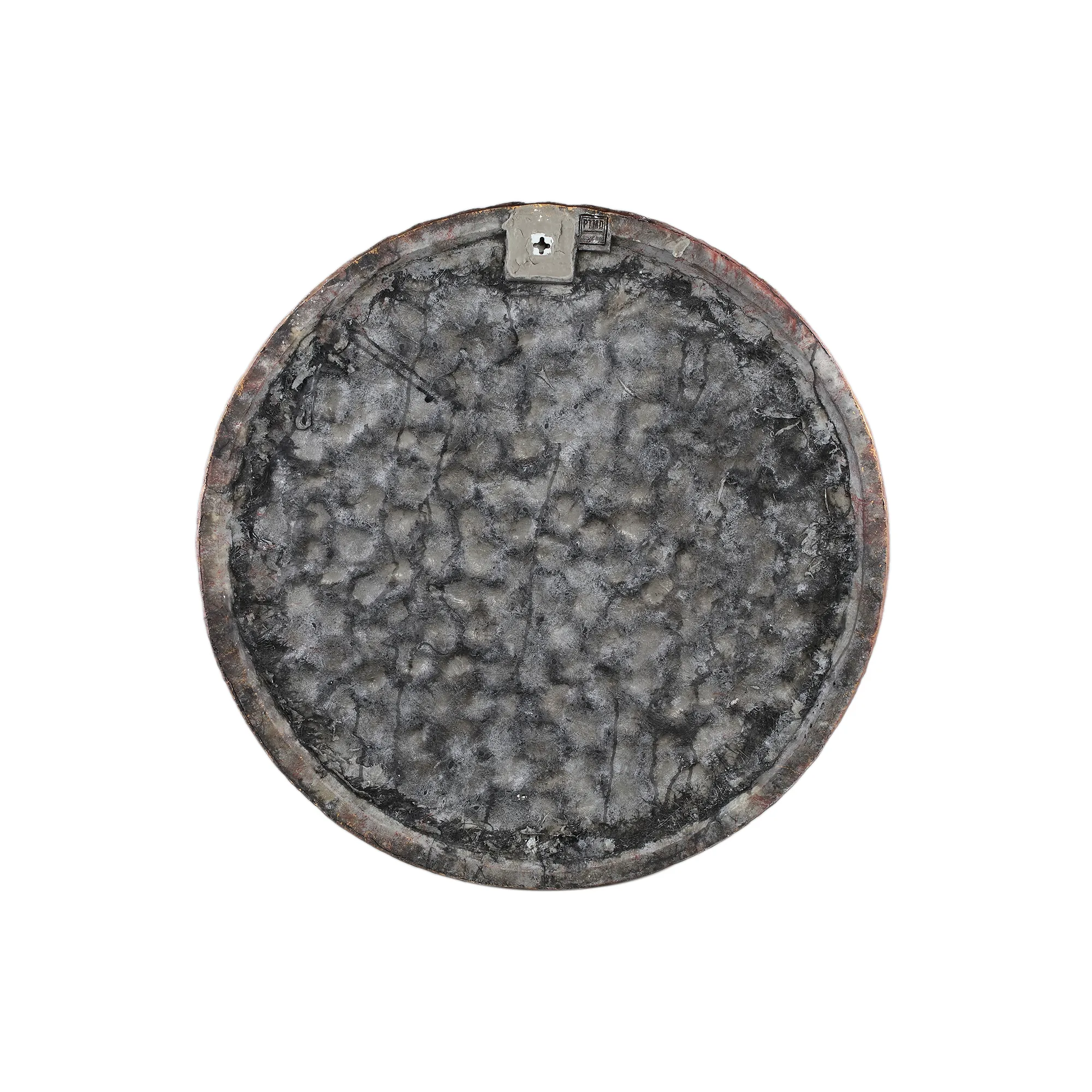 PTMD Gen Bronze Oval Cement Wall Panel Bulbs High L - Afbeelding 3