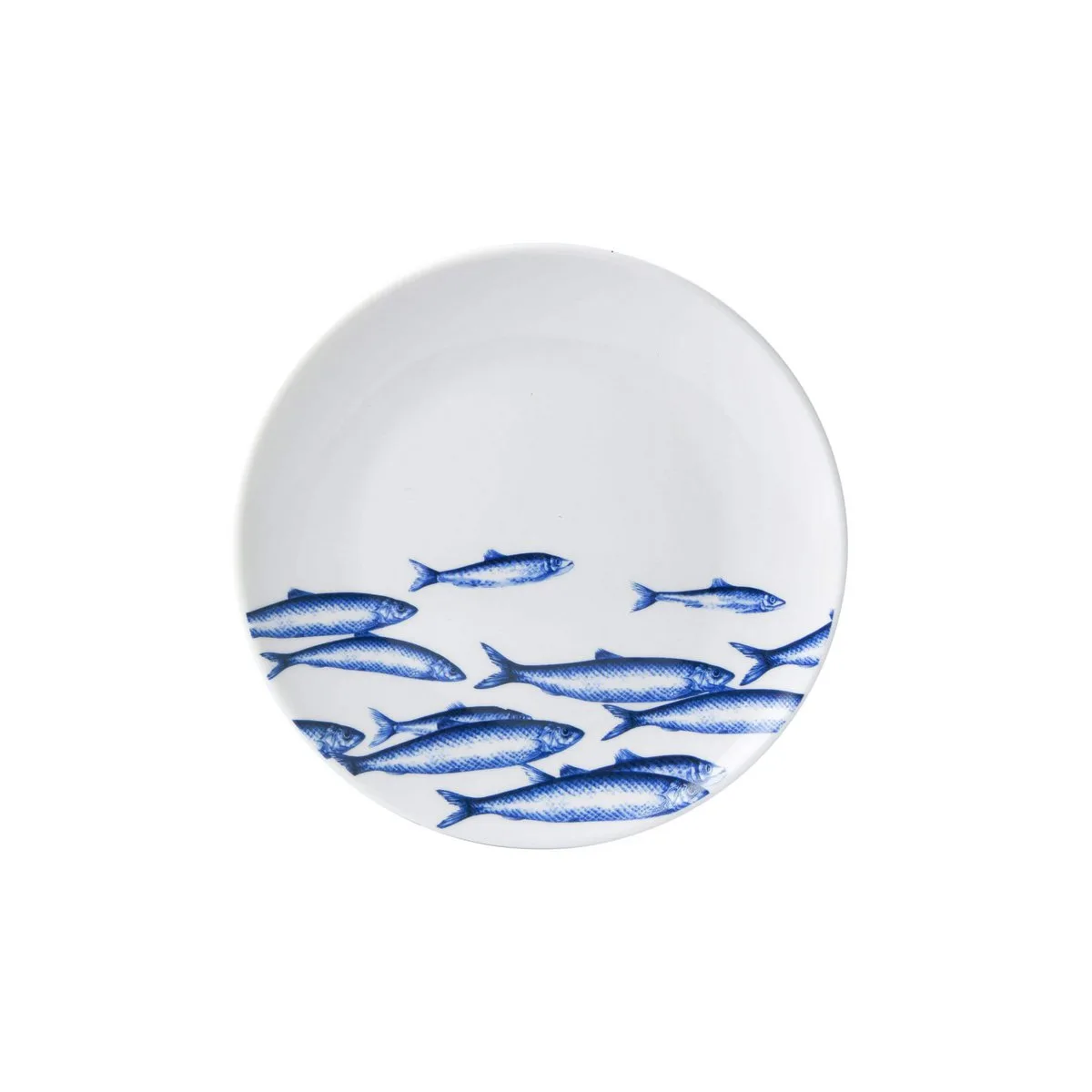 Heinen Delfts blauw Wandbord Haringen