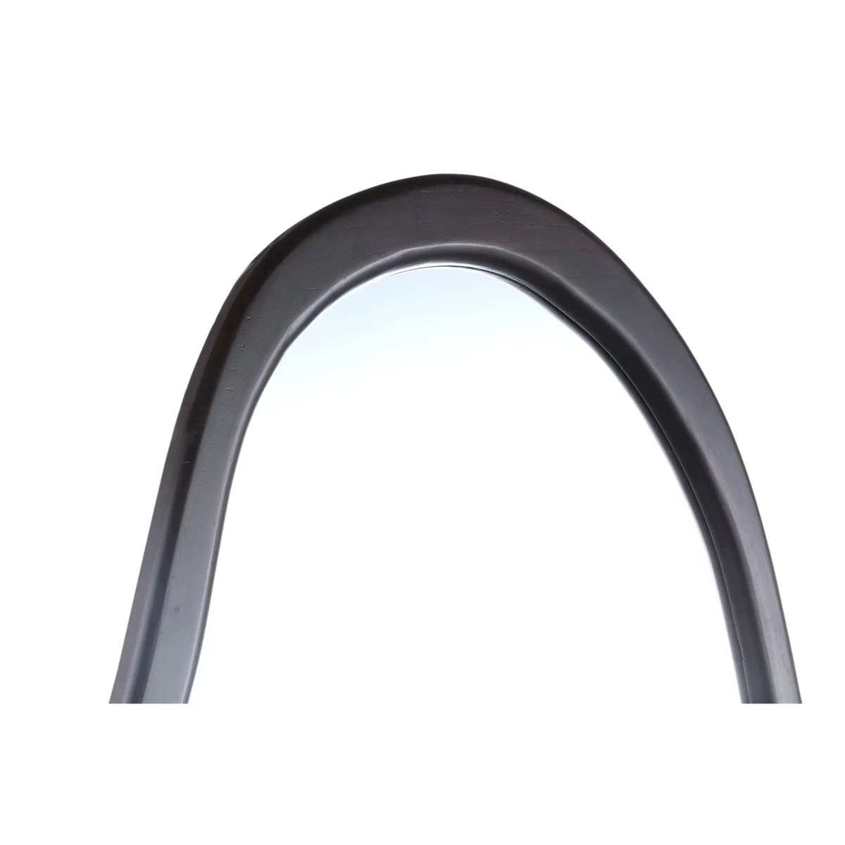 PTMD Barragh Brown solid wood organische spiegel ovaal - Afbeelding 2