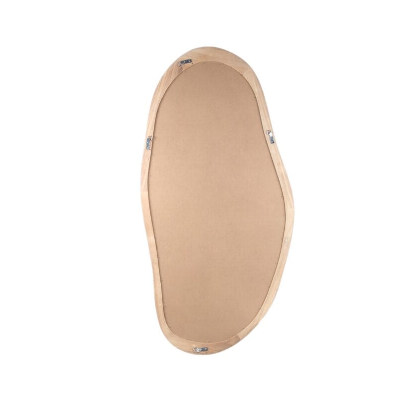 PTMD Barragh Natural solid wood organische spiegel ovaal - Afbeelding 4
