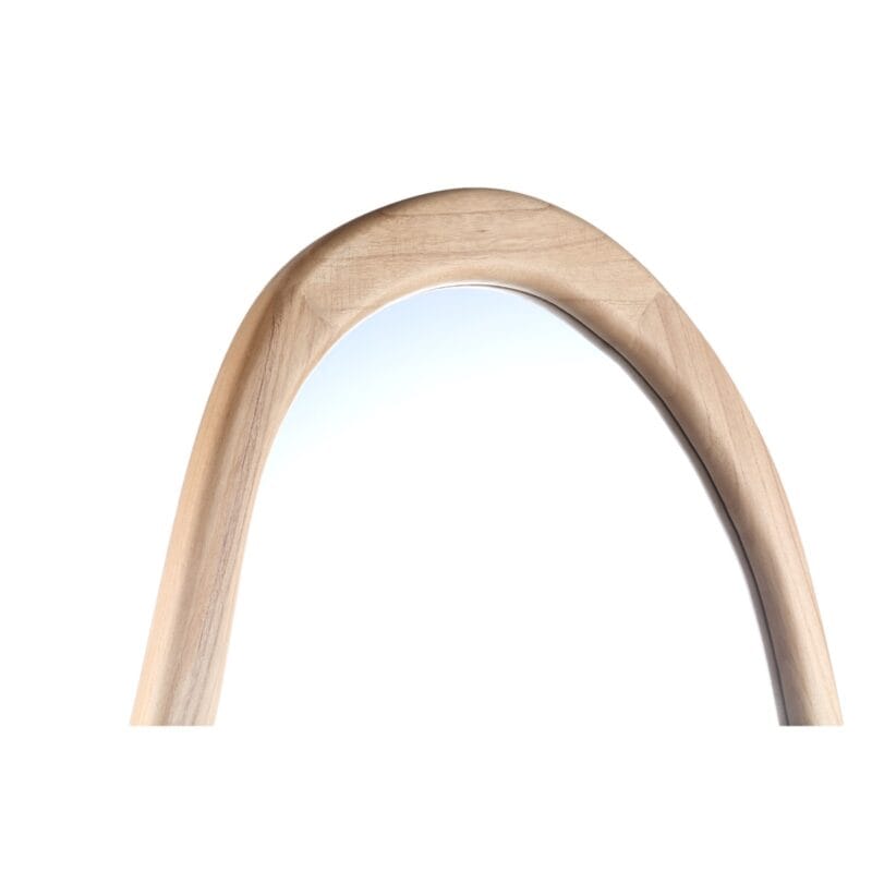 PTMD Barragh Natural solid wood organische spiegel ovaal - Afbeelding 3