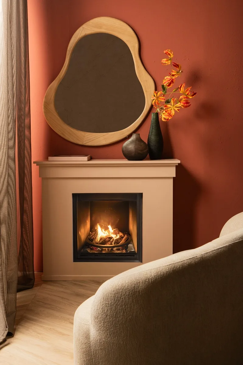 PTMD Barragh Natural solid wood organische spiegel