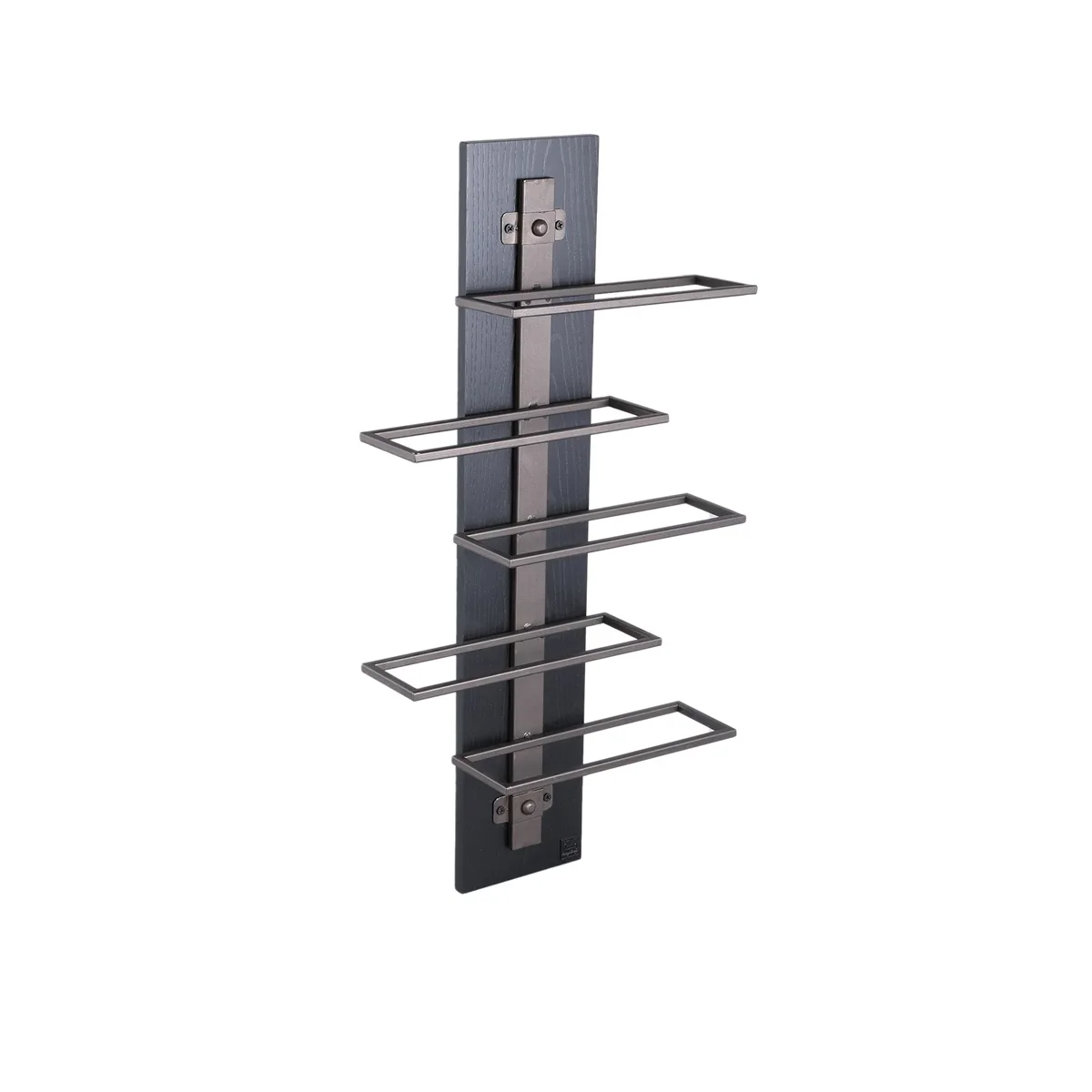 PTMD Brendan Brown steel wall wine rack S