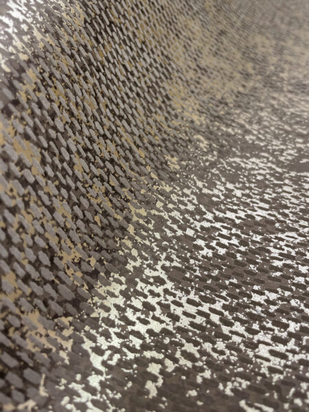 Dutch First Class Sahara Sinamay Noir Gold