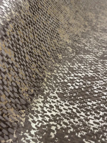 Dutch First Class Sahara Sinamay Noir Gold