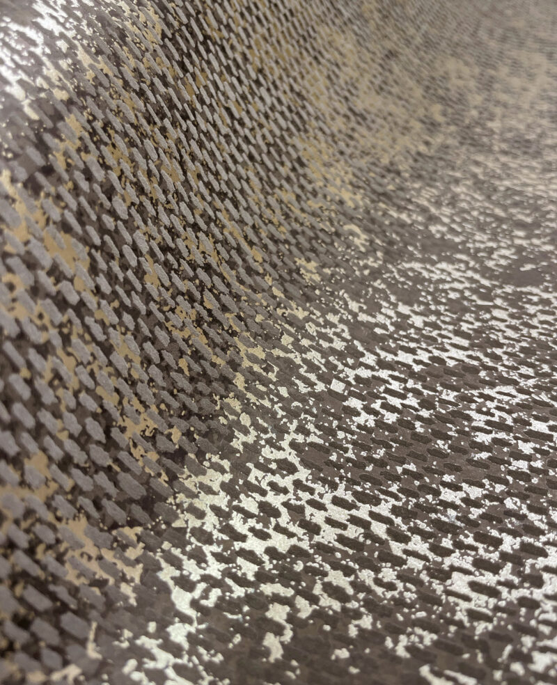 Dutch First Class Sahara Sinamay Noir Gold