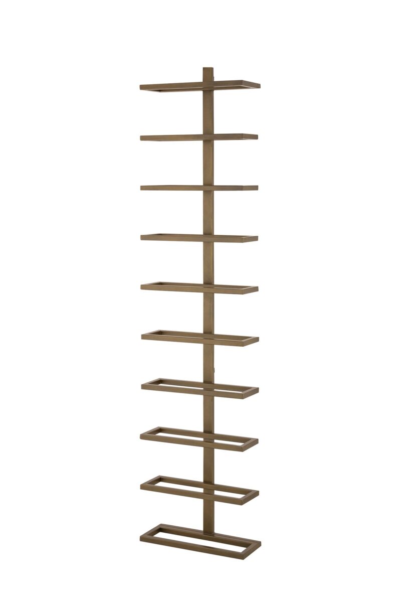 PTMD Icon Brass iron wall wine rack - Afbeelding 4