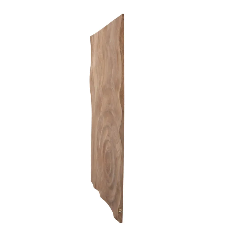 Mattin Natural mango wood circle wall panel rect - Afbeelding 4