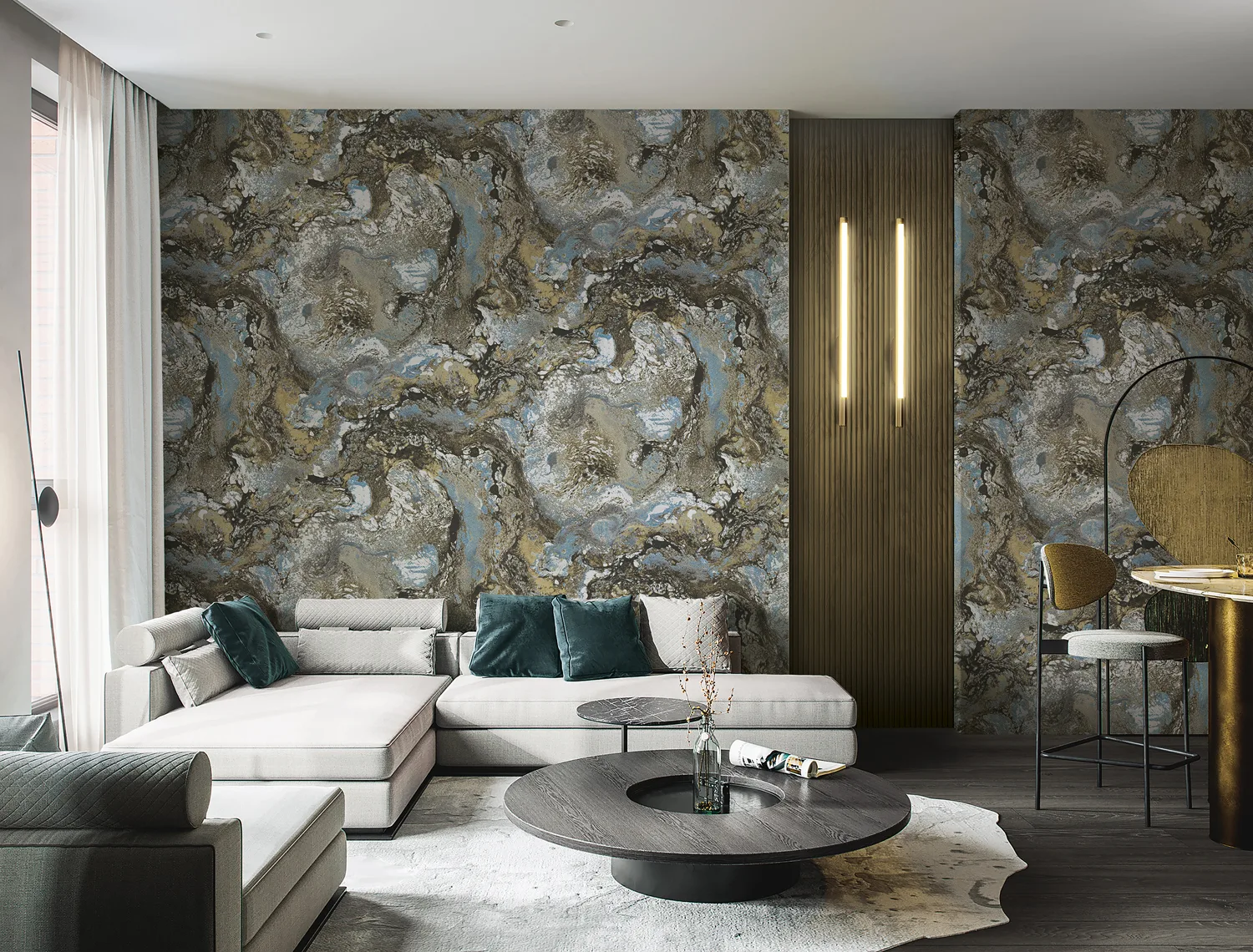 Dutch First Class Carrara Best Blauw goud 82663 - Afbeelding 2