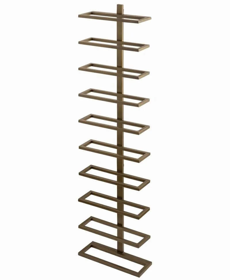 PTMD Icon Brass iron wall wine rack