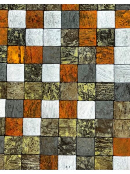 Nature at Home Honai Mosaic Coco Mosaic Orange Green