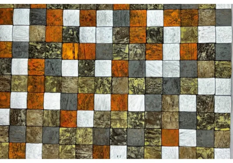 Nature at Home Honai Mosaic Coco Mosaic Orange Green
