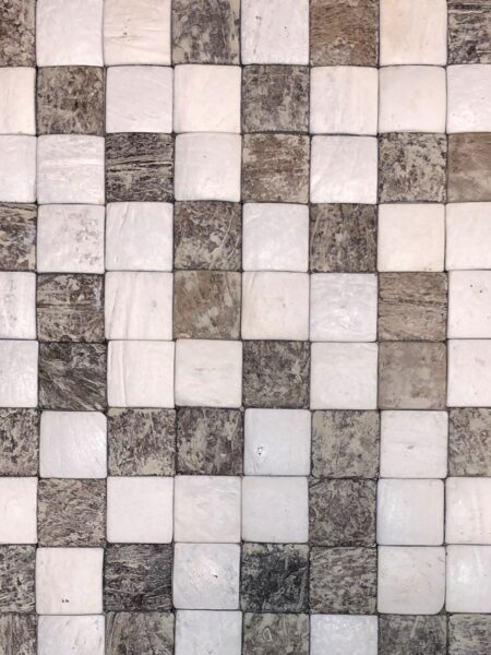 Nature at Home Honai Mosaic Coco white & brown