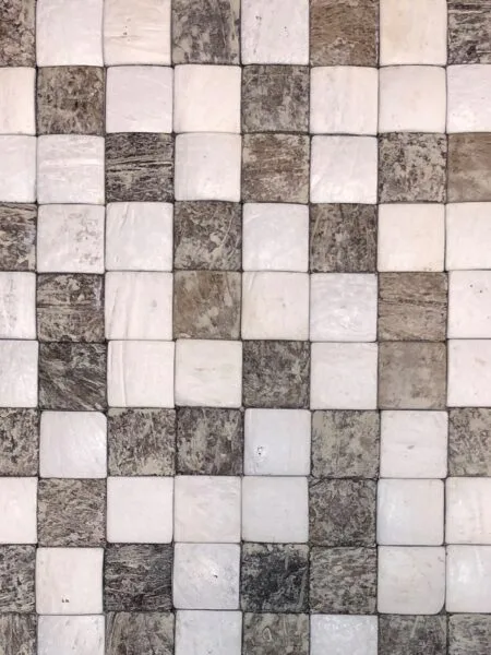 Nature at Home Honai Mosaic Coco white & brown