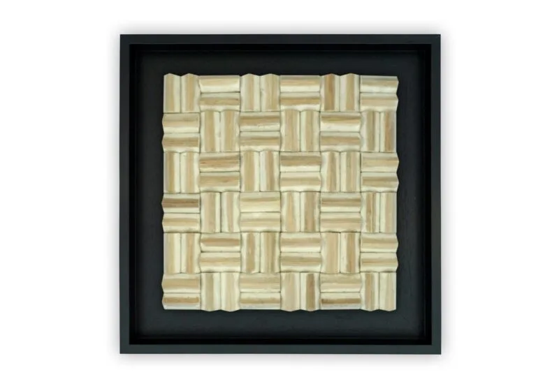 Limas White Wandpaneel zwart 55x55 cm - Afbeelding 2