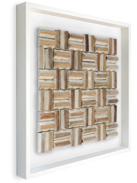 Limas White Wandpaneel wit 55x55 cm