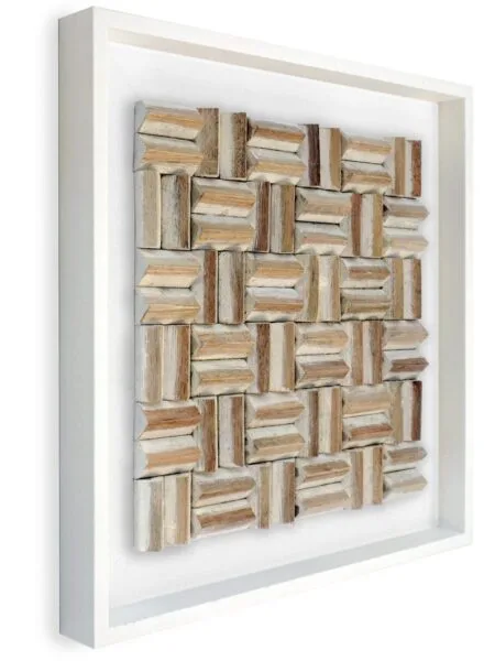Limas White Wandpaneel wit 55x55 cm