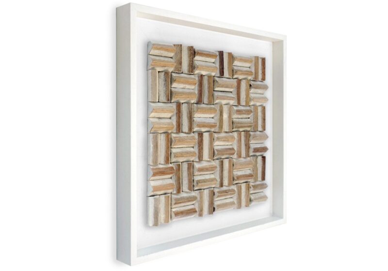 Limas White Wandpaneel wit 55x55 cm