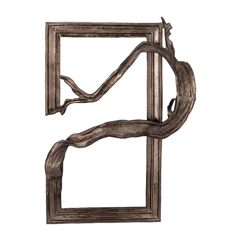 PTMD Heleena Black alu wall panel rectangle - Afbeelding 3