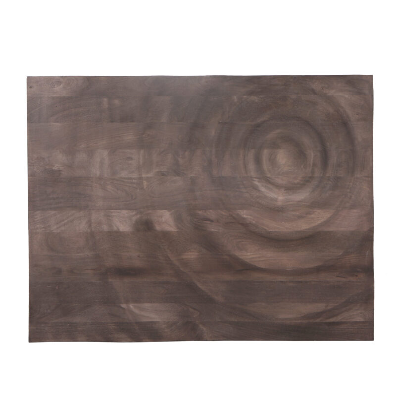 Mattin brown mango wood circle wall panel rect - Afbeelding 5