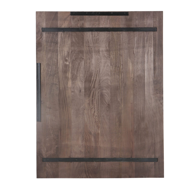 Mattin brown mango wood circle wall panel rect - Afbeelding 2