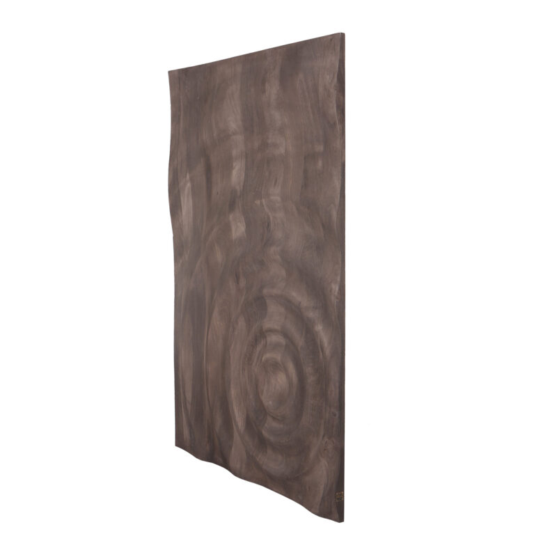 Mattin brown mango wood circle wall panel rect - Afbeelding 4