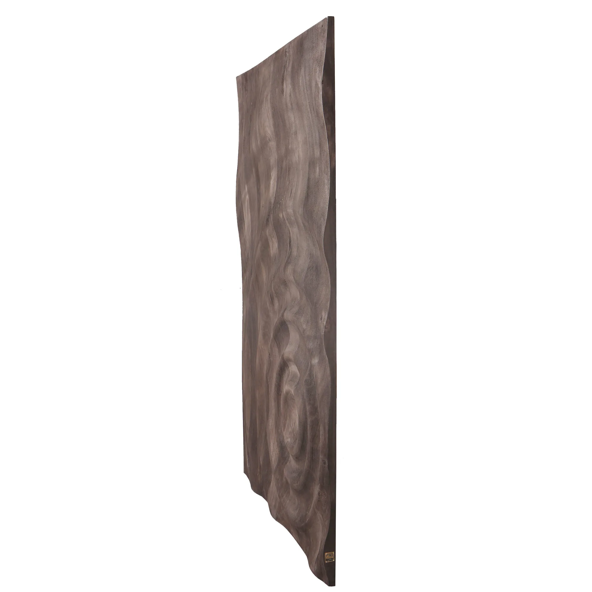 Mattin brown mango wood circle wall panel rect 107x11x137 cm - Afbeelding 3