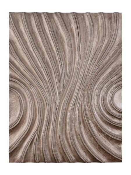 Reddie Brown shiny MDF wavvy wallpanel rectangle M