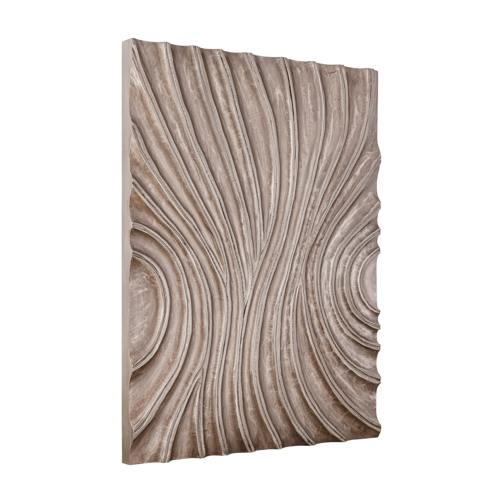 PTMD Wandbord Reddie Brown shiny MDF wavvy S - Afbeelding 3