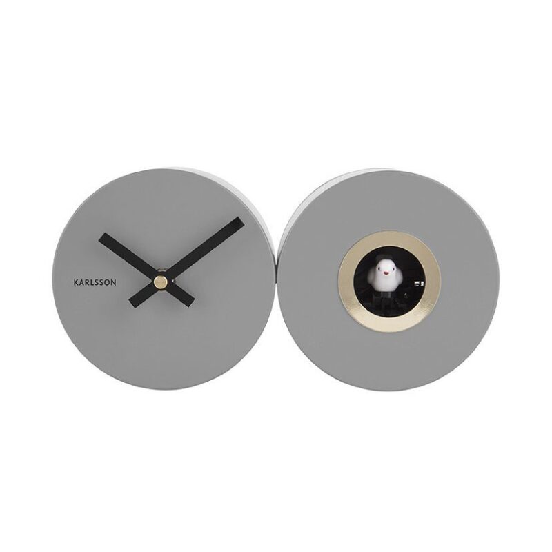 Wandklok Duo Koekoek grijs - Afbeelding 2