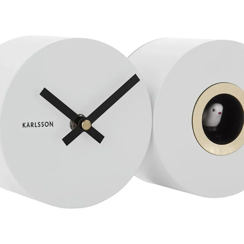 Wandklok Duo Koekoek wit - Afbeelding 4