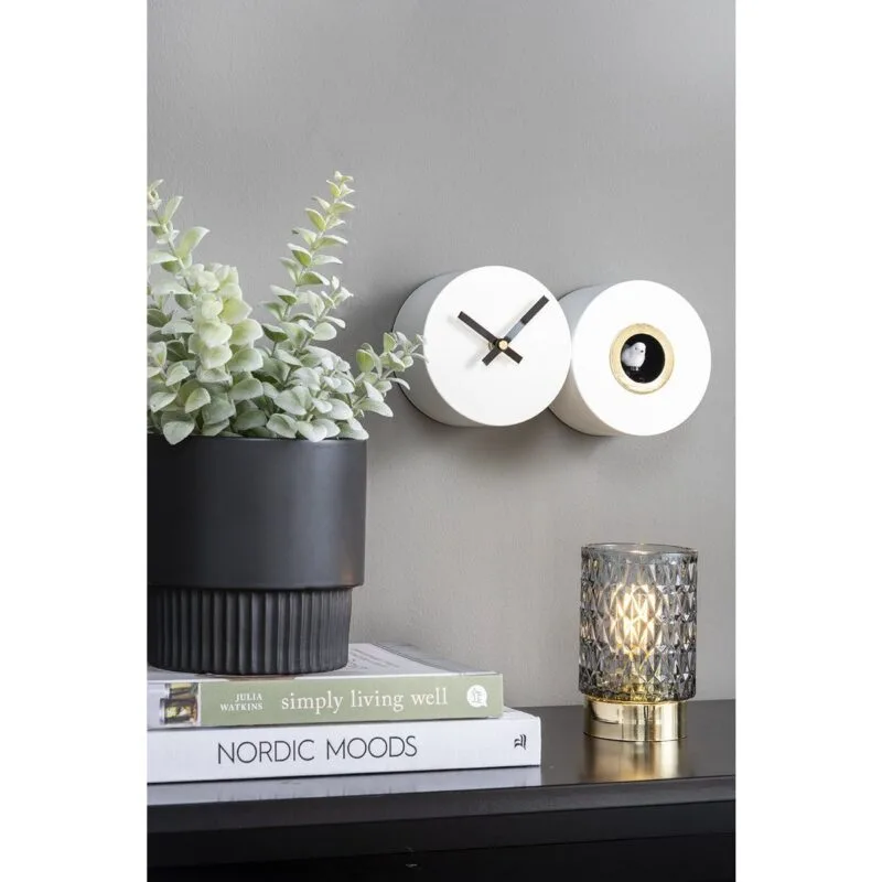 Wandklok Duo Koekoek wit - Afbeelding 2
