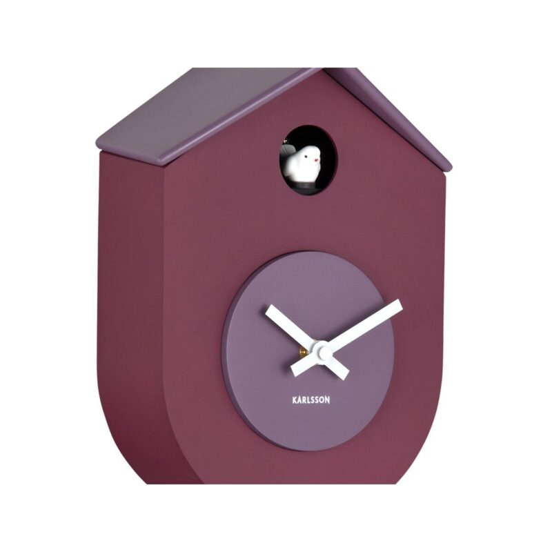 Wandklok Grato Koekoek burgundy - Afbeelding 3
