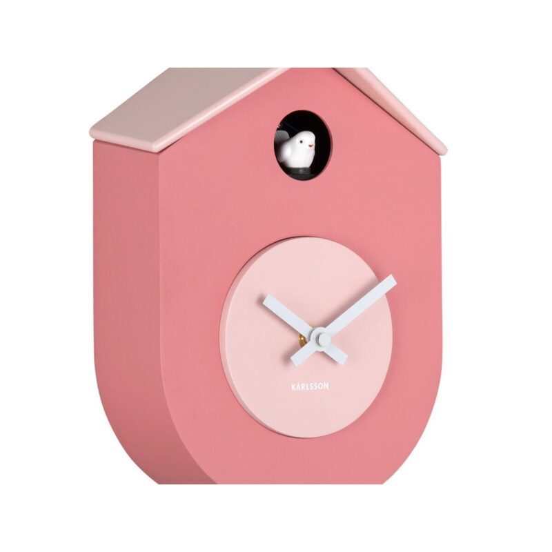 Wandklok Grato Koekoek roze - Afbeelding 3
