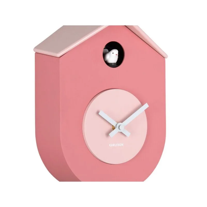 Wandklok Grato Koekoek roze - Afbeelding 3